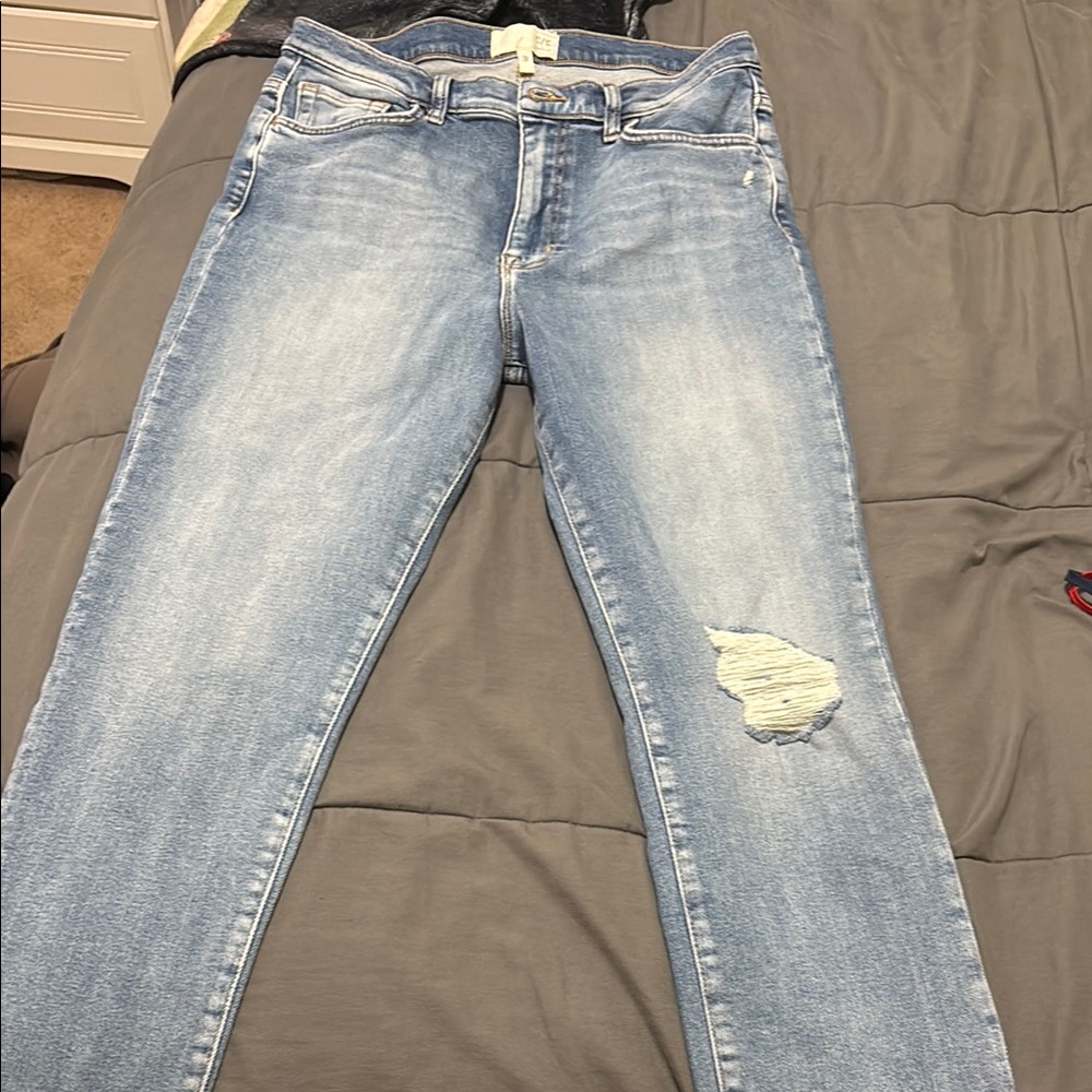 Light Blue Distressed Women’s Jeans